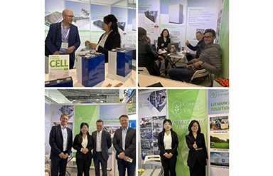 ที่เก็บลิเธียมเข้าร่วมใน Battery Show Europe 2023จัดขึ้นใน Stuttgart