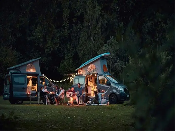 ลิเธียมจัดเก็บให้โมดูลแบตเตอรี่ไปยังยานพาหนะตั้งแคมป์ในประเทศเยอรมนี